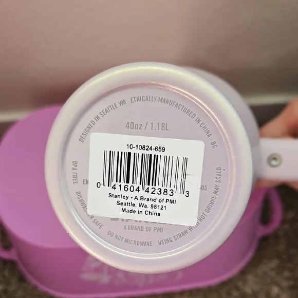 Stanley Pink Tumbler with Handle - Picture 5 of 5